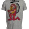 Kansas City Chiefs Praying for Chiefs Nation Retro Football Artwork Heather Gray Sublimated T-Shirt