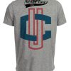 UConn Huskies Retro Basketball 1998 Artwork Heather Gray Sublimated T-Shirt