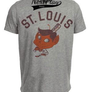 St. Louis Browns Retro Baseball 1952 Artwork Heather Gray Sublimated T-Shirt