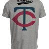 Minnesota Twins Retro Baseball 1961 Artwork Heather Gray Sublimated T-Shirt