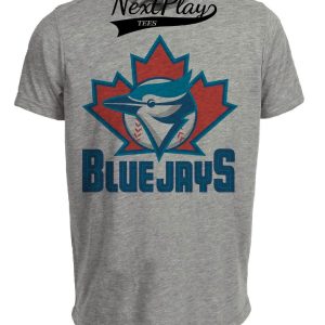 Toronto Blue Jays Retro Baseball 1997 Artwork Heather Gray Sublimated T-Shirt