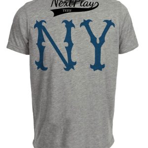 New York Yankees Retro Baseball 1904 Artwork Heather Gray Sublimated T-Shirt