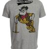Long Beach State 49ers Retro Mascot 1984 Artwork Heather Gray Sublimated T-Shirt