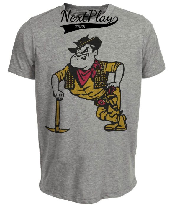 Long Beach State 49ers Retro Mascot 1984 Artwork Heather Gray Sublimated T-Shirt
