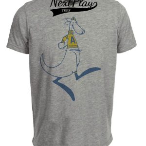 Akron Zips Retro Mascot 1965 Artwork Heather Gray Sublimated T-Shirt