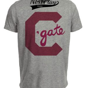 Colgate Raiders Retro 1961 Artwork Heather Gray Sublimated T-Shirt