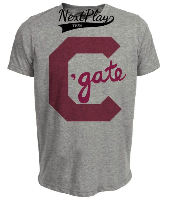 Colgate Raiders Retro 1961 Artwork Heather Gray Sublimated T-Shirt
