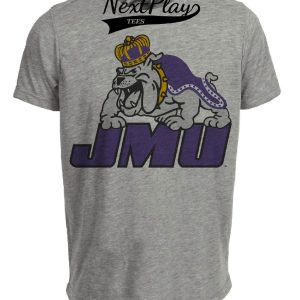 James Madison Dukes Retro 1986 Artwork Heather Gray Sublimated T-Shirt
