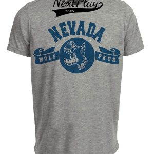 Nevada Wolf Pack Retro 1969 Artwork Heather Gray Sublimated T-Shirt