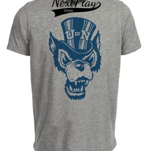 Nevada Wolf Pack Retro 1978 Artwork Heather Gray Sublimated T-Shirt
