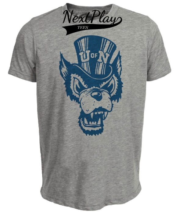 Nevada Wolf Pack Retro 1978 Artwork Heather Gray Sublimated T-Shirt