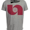Nebraska Cornhuskers Retro Basketball 1980 Artwork Heather Gray Sublimated T-Shirt