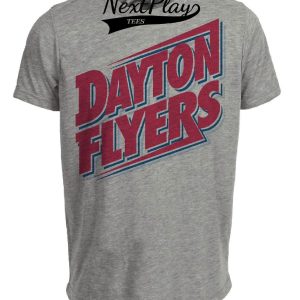 Dayton Flyers Retro Mascot 1991 Artwork Heather Gray Sublimated T-Shirt