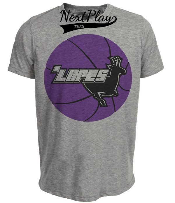 Grand Canyon Antelopes Retro Basketball 1978 Artwork Heather Gray Sublimated T-Shirt