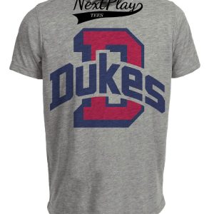 Duquesne Dukes Retro 1985 Artwork Heather Gray Sublimated T-Shirt