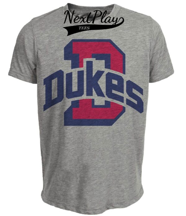 Duquesne Dukes Retro 1985 Artwork Heather Gray Sublimated T-Shirt