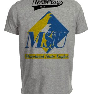 Morehead State Eagles Retro 1994 Artwork Heather Gray Sublimated T-Shirt