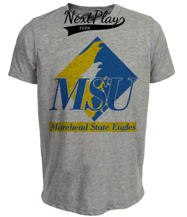 Morehead State Eagles Retro 1994 Artwork Heather Gray Sublimated T-Shirt