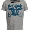 Utah State Aggies Retro 1973 Artwork Heather Gray Sublimated T-Shirt