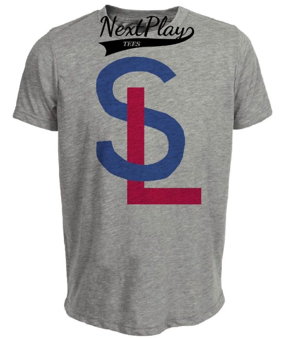St. Louis Stars Retro Negro National League Baseball 1922 Artwork Heather Gray Sublimated T-Shirt