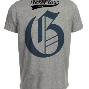 St. Louis Giants Retro Negro National League Baseball 1920 Artwork Heather Gray Sublimated T-Shirt