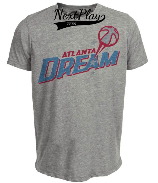 Atlanta Dream Retro Basketball 1997 Artwork Heather Gray Sublimated T-Shirt