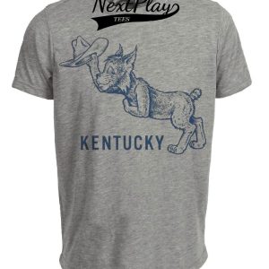 Kentucky Wildcats Retro 1954 Artwork Heather Gray Sublimated T-Shirt