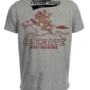 Colgate Red Raiders Retro 1951 Artwork Heather Gray Sublimated T-Shirt
