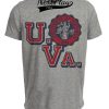 Virginia Cavaliers Retro 1951 Artwork Heather Gray Sublimated T-Shirt