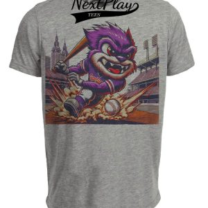 Cleveland Guardians Vintage Mascot Baseball Artwork Heather Gray Sublimated T-Shirt
