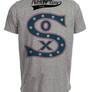 Chicago White Sox Retro Jersey Lettering Baseball 1917 Artwork Heather Gray Sublimated T-Shirt