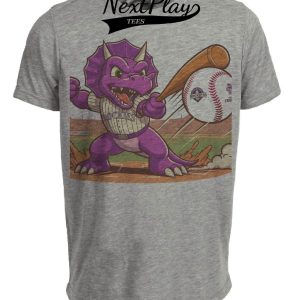 Colorado Rockies Retro Baseball Artwork Heather Gray Sublimated T-Shirt