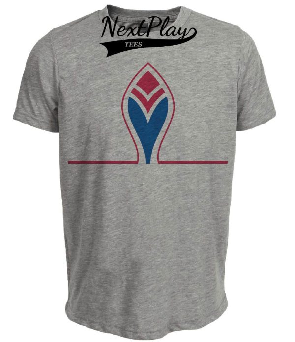 Atlanta Braves Retro Baseball 1975 Artwork Heather Gray Sublimated T-Shirt
