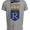 Kansas City Royals Retro Baseball 1970 Artwork Heather Gray Sublimated T-Shirt
