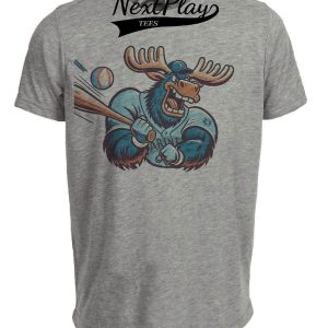 Seattle Mariners Retro Baseball Mascot Mania 1991 Artwork Heather Gray Sublimated T-Shirt