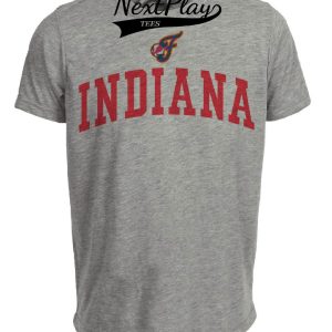 Indiana Fever Retro Jersey Lettering Basketball 2001 Artwork Heather Gray Sublimated T-Shirt