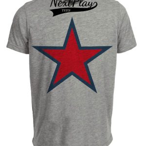 Detroit Stars Retro Negro National League Baseball 1920 Artwork Heather Gray Sublimated T-Shirt