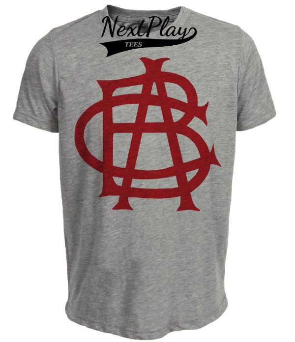 Indianapolis ABCs Retro Negro National League Baseball 1920 Artwork Heather Gray Sublimated T-Shirt