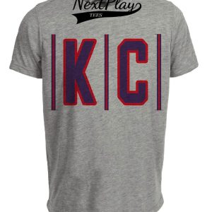 Kansas City Monarchs Retro Negro National League Baseball 1925 Artwork Heather Gray Sublimated T-Shirt