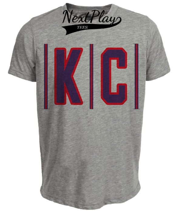 Kansas City Monarchs Retro Negro National League Baseball 1925 Artwork Heather Gray Sublimated T-Shirt