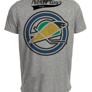 California Oakland Golden Seals Retro Hockey 1967 Artwork Heather Gray Sublimated T-Shirt