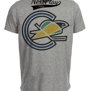 California Oakland Golden Seals Retro Hockey 1967 Artwork Heather Gray Sublimated T-Shirt