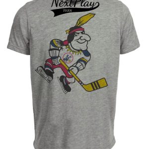 Kansas City Scouts Retro Hockey 1975 Artwork Heather Gray Sublimated T-Shirt