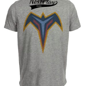 Atlanta Thrashers Retro Hockey 2001 Artwork Heather Gray Sublimated T-Shirt