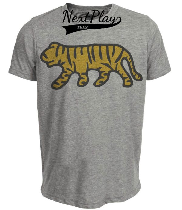 Hamilton Tigers Retro Hockey 1921 Artwork Heather Gray Sublimated T-Shirt