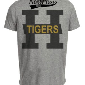 Hamilton Tigers Retro Hockey 1923 Artwork Heather Gray Sublimated T-Shirt