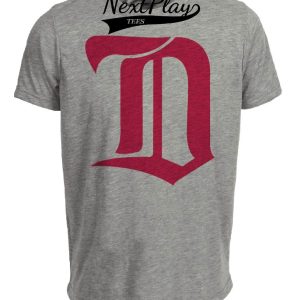 Detroit Cougars Retro Hockey 1926 Artwork Heather Gray Sublimated T-Shirt