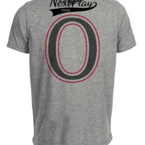 Ottawa Senators Retro Hockey 1917 Artwork Heather Gray Sublimated T-Shirt