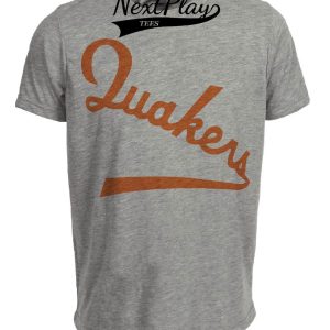 Philadelphia Quakers Retro Hockey 1930 Artwork Heather Gray Sublimated T-Shirt