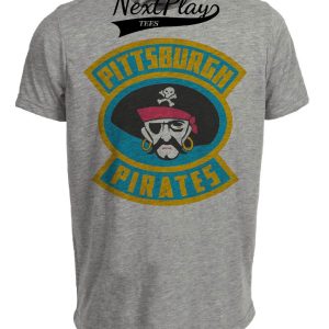 Pittsburgh Pirates Retro Hockey 1928 Artwork Heather Gray Sublimated T-Shirt